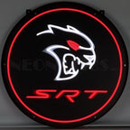 Wall LED Flex Neon Light Up Sign for Dodge SRT Hellcat Redeye (2016–2023)
