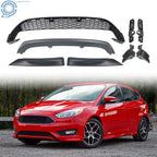 Front Lip Cover Set for Ford Focus (2015–2016) Honeycomb Mesh