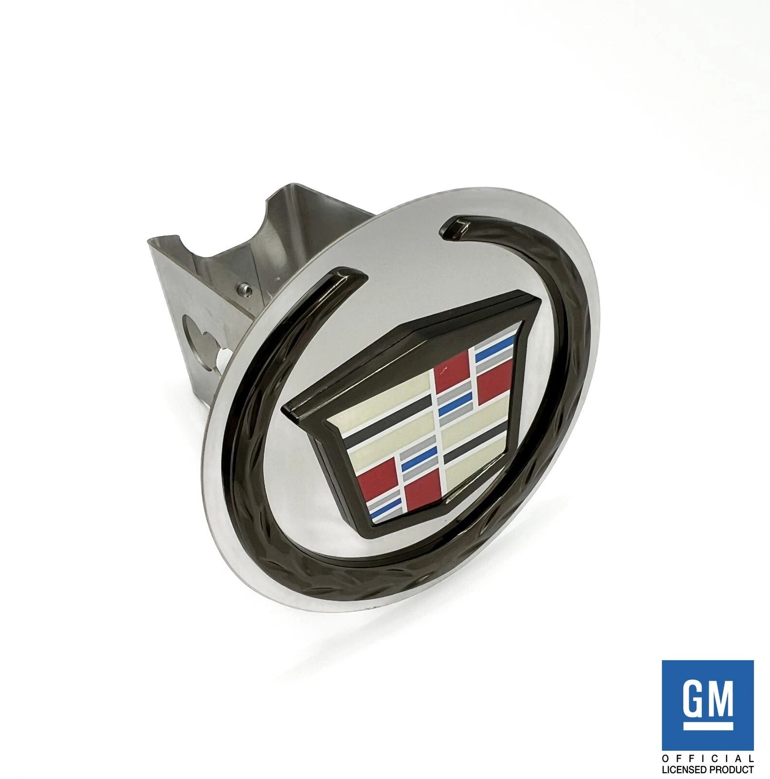 Stainless Tow Hitch Cover Plug for 2" Receiver for Cadillac Black Pearl (2015–2020)