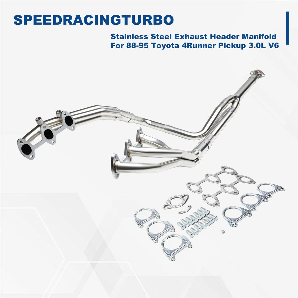 Stainless Steel Exhaust Header Manifold for Toyota 4Runner Pickup (1988–1995)