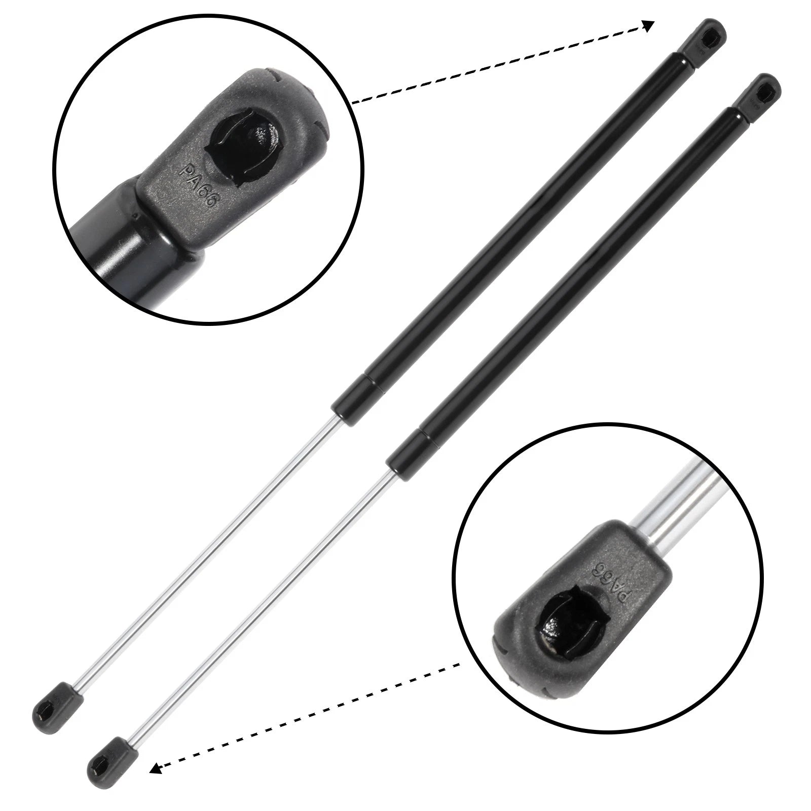 2X Rear Liftgate Gas Lift Support Struts for Mitsubishi Outlander (2013–2015)