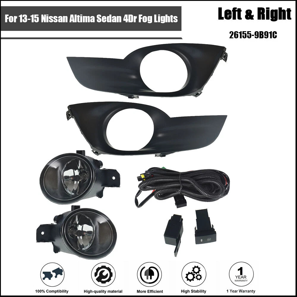 Fog Lights Kit for Nissan Altima Sedan (2013–2015)