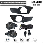 Fog Lights Kit for Nissan Altima Sedan (2013–2015)