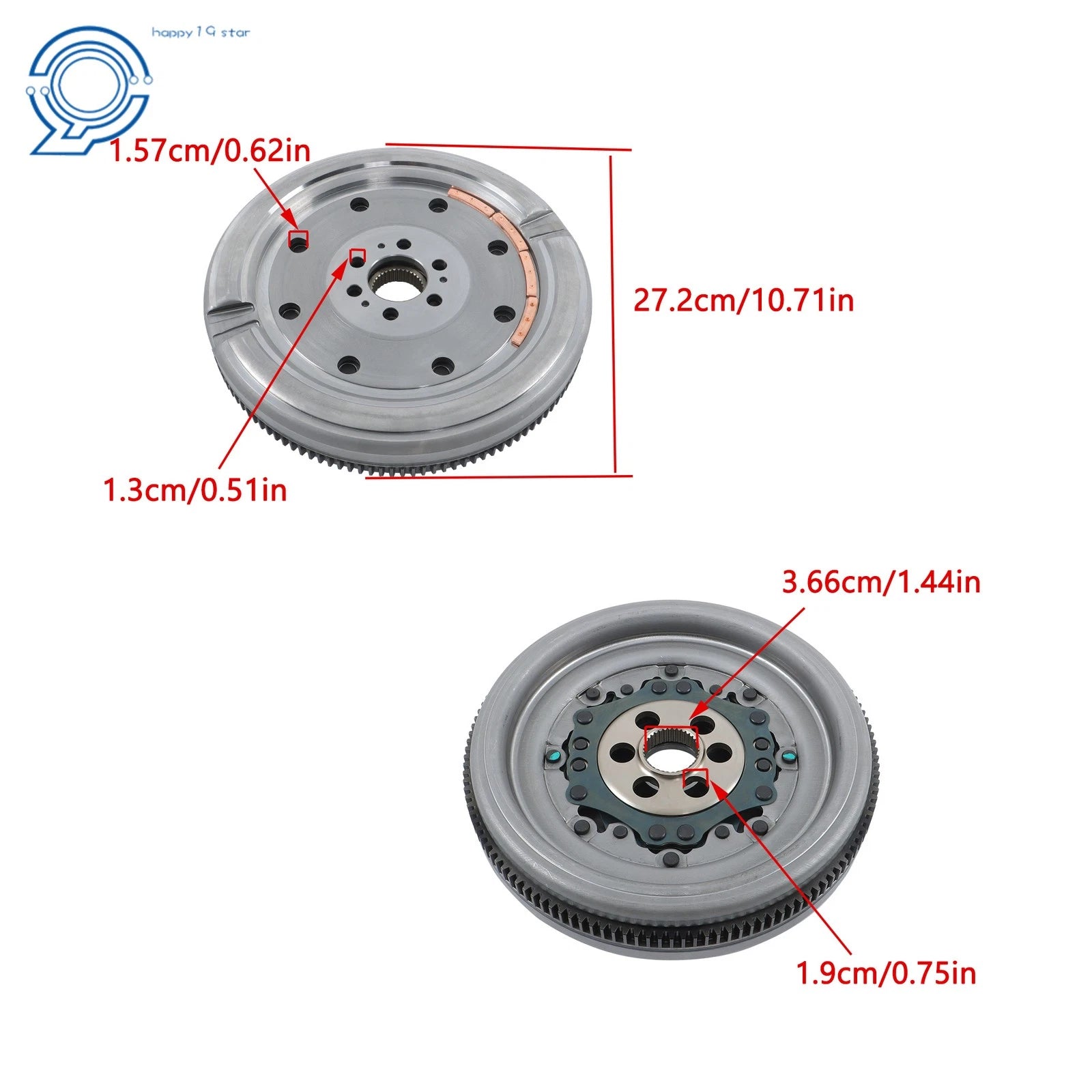 Dual Mass Flywheel for VW Jetta, Beetle, Golf, Audi A3 (2009–2010)