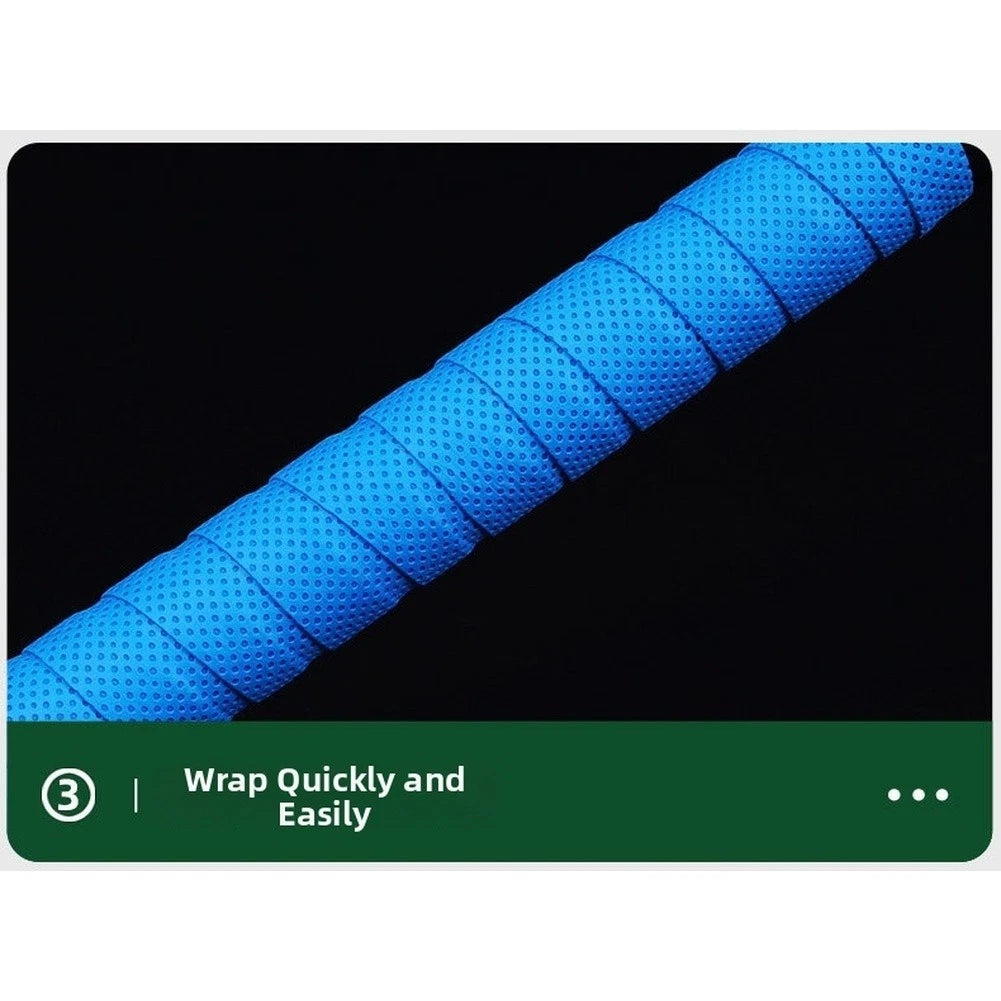 2X Sweat Absorbent Grip Tape for Tennis Racket (Moisture Wicking)