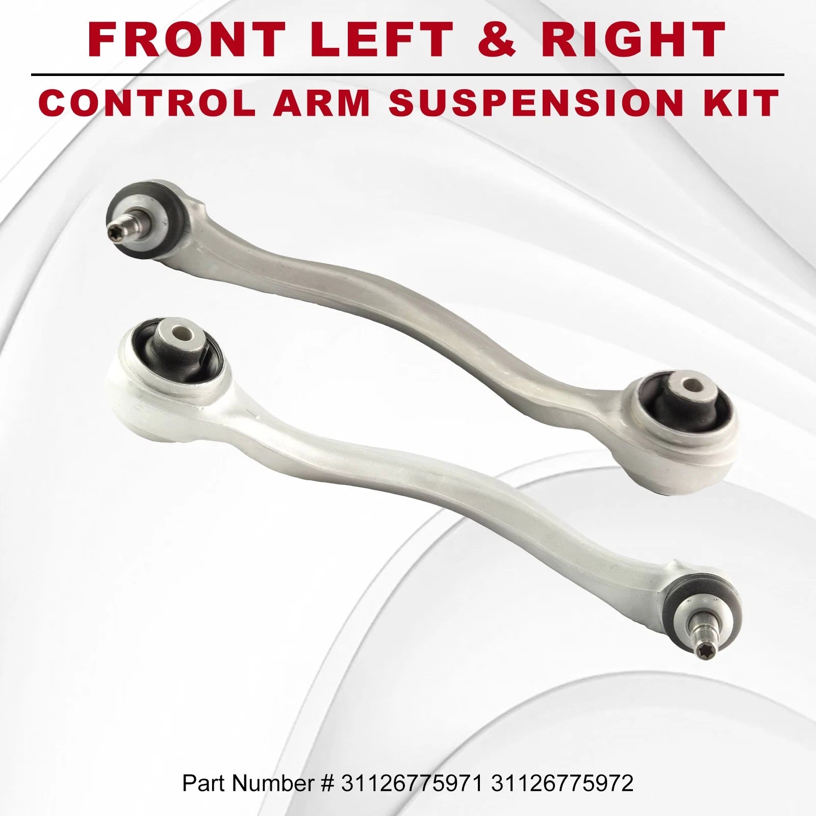 Pair of Control Arms for BMW 528i 535i 640i (2011–2016)