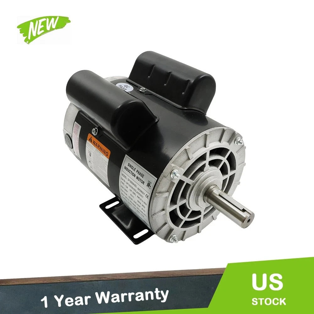 5 HP Air Compressor Motor for Various Models (208-230V, 60Hz)