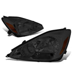 Set of 2 Smoked Housing Amber Corner Headlights for Toyota Sienna (2004–2005)