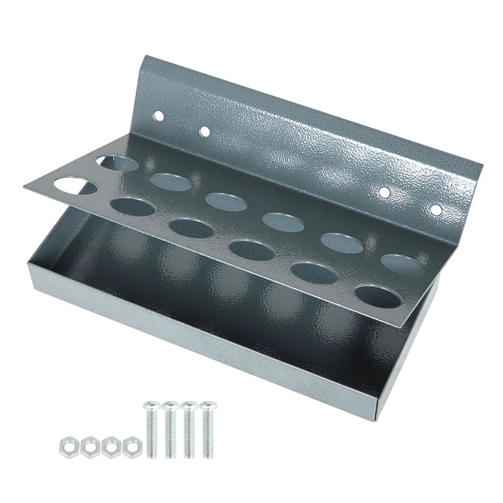 12-Hole R8 Collets Rack for Heavy Gauge Steel (Fits Various Models)