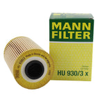 Mann Oil Filter Kit for BMW E12 E23 E24 E28 E32 528i 530i 535i 635Csi 735iL (1972–1989)