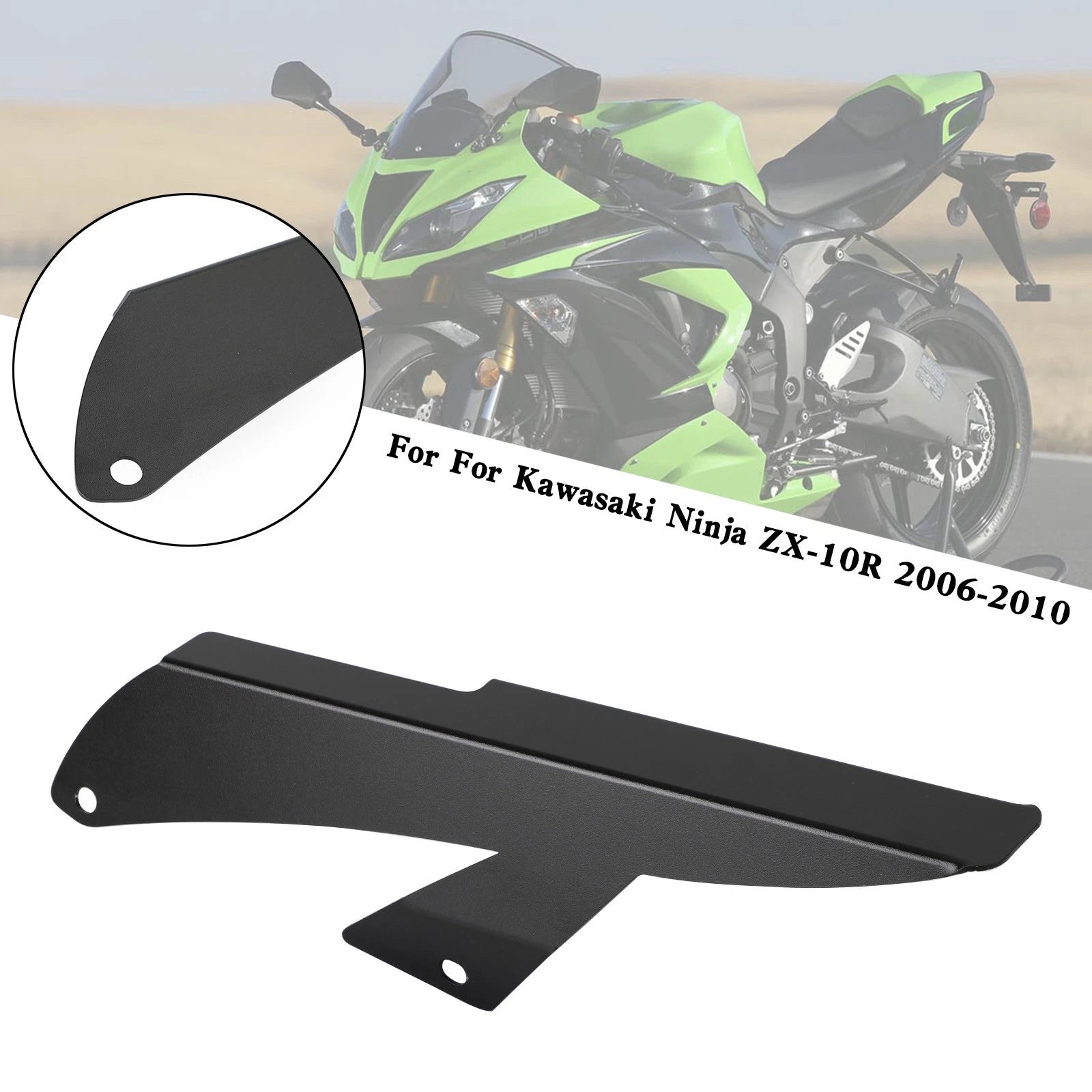 Sprocket Chain Guard Protector Cover for Kawasaki ZX10R (2006–2010)