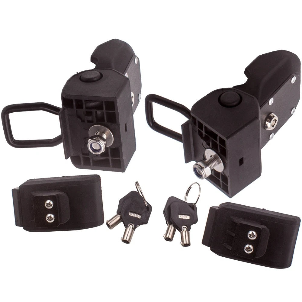 Anti-Theft Hood Lock Latch Kit for Jeep Wrangler JL JLU (2018–2023) Pair