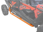 SuperATV Rock Sliding Nerf Bars for Polaris RZR XP 4 1000 (2014–2023) - Orange