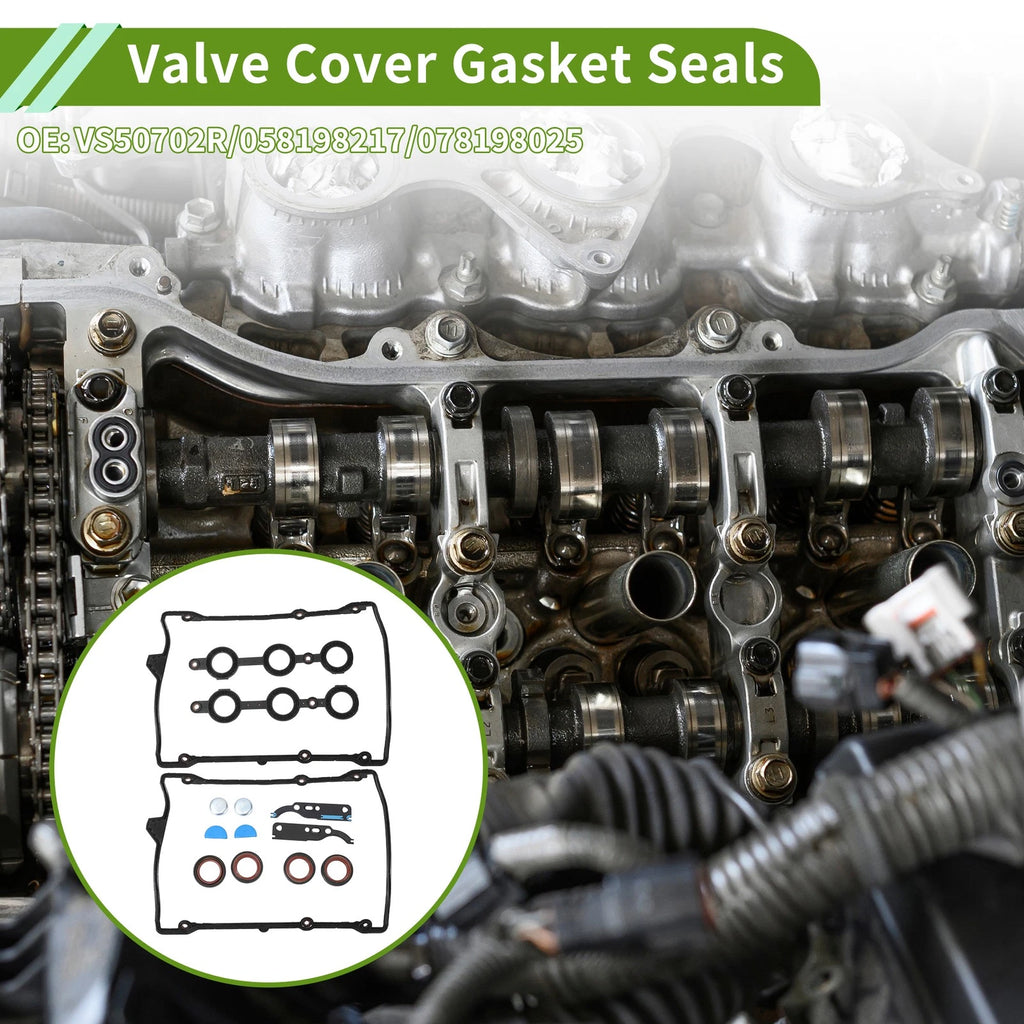 Valve Cover Gasket Seals for Audi A4 A6 S4 VW Passat 2.7L 2.8L (No.VS50702R)