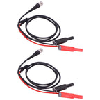 BNC to Double Bananas Connection Cables 120 cm Long