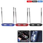Blue Aluminum Battery Tie Down Kit for Honda Civic