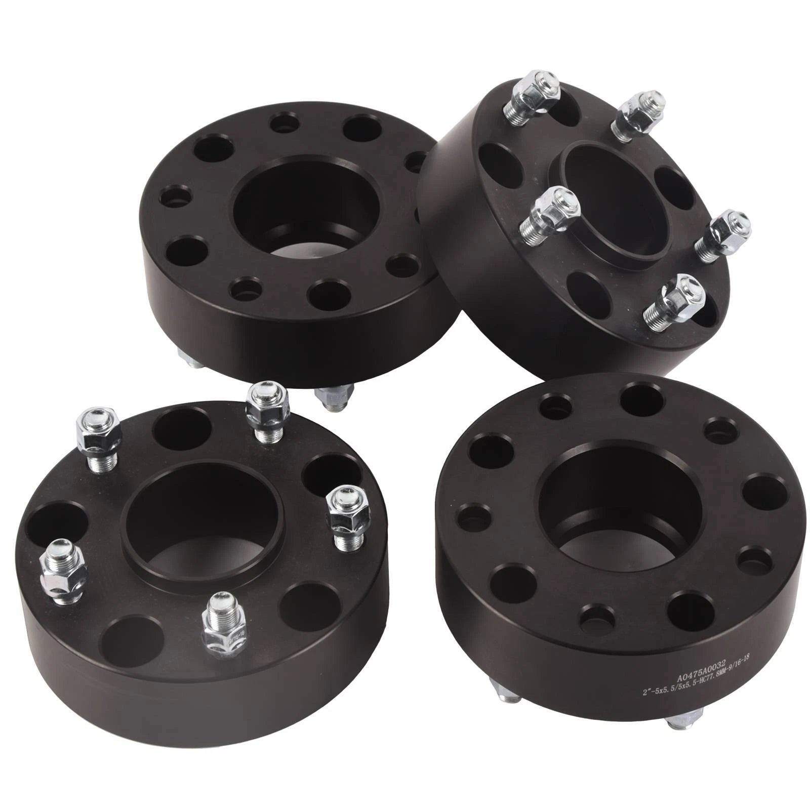 Set of 4 Wheel Spacers for Dodge Ram 1500 (Fits 5x5.5, 2")