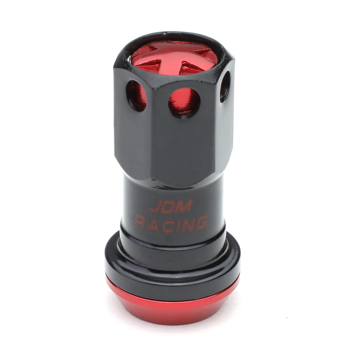 20Pcs Red Aluminum M12x1.5 Close-End Rim Lug & Lock Nuts for
