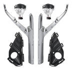 Bumper Fog Light Lamp Set with Bezel Frame & Chrome Trim for GMC Terrain (2018–2021)