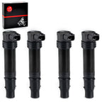 4pcs Ignition Coils for Kawasaki Ninja ZX600 ZX-6RR ZX-6R (2003–2018)