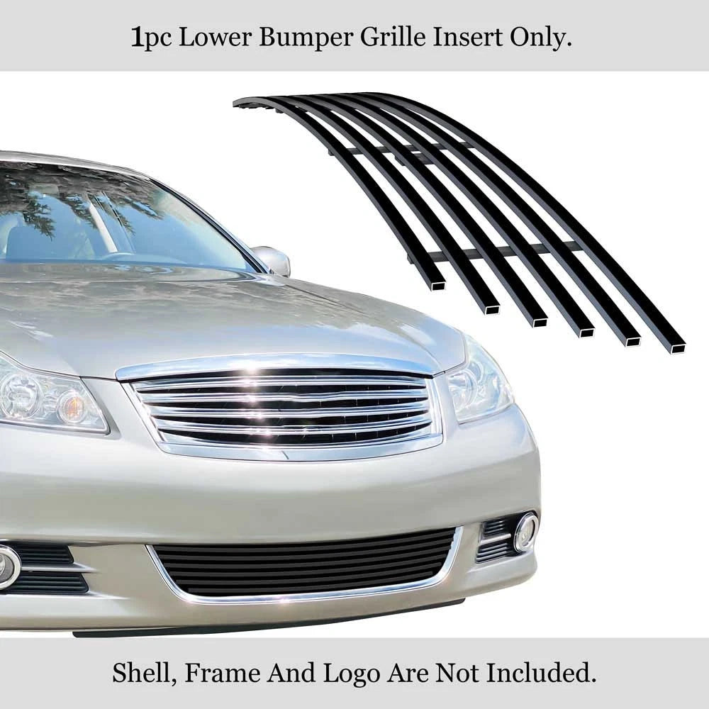Stainless Black Billet Grille Insert for Infiniti M35/M45 (2008-2010)