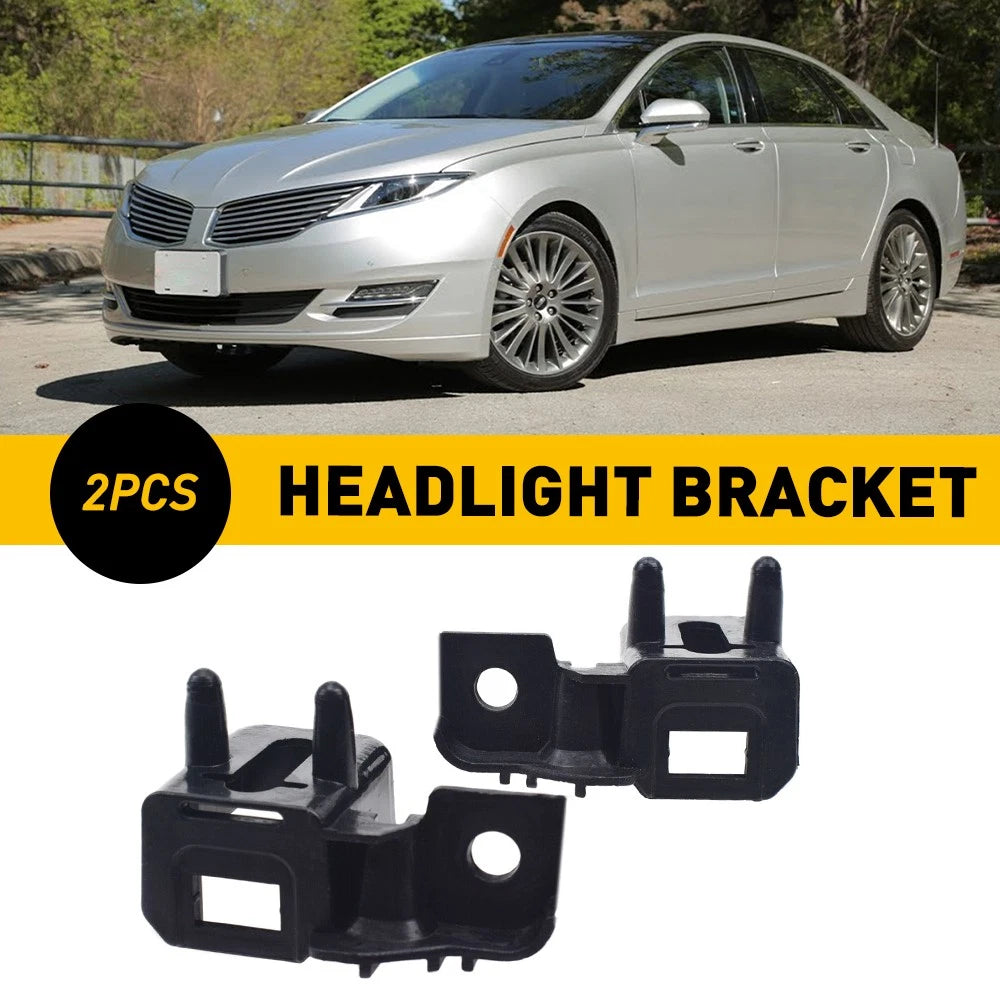 2X Headlight Lamp Mount Bracket for Lincoln MKZ (2013–2016)