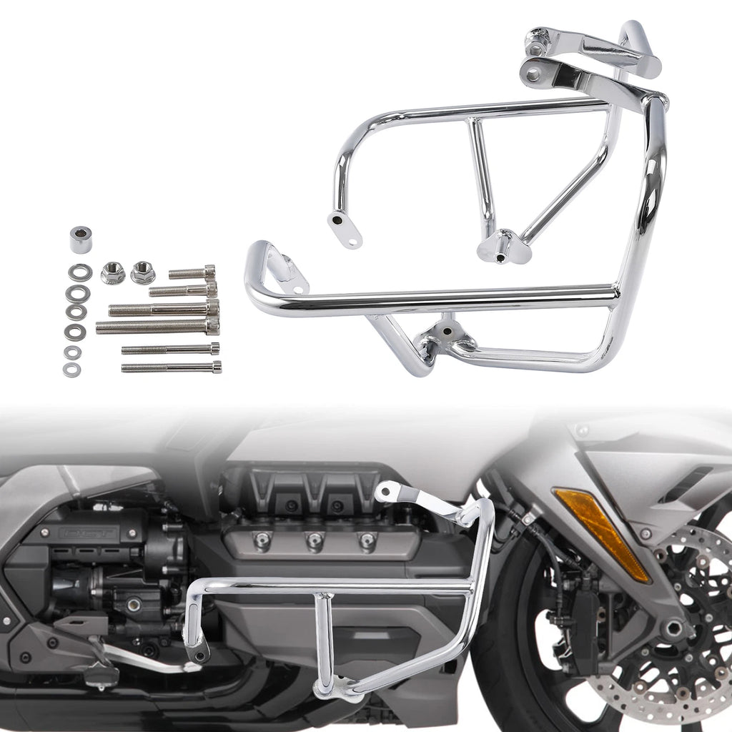 Chrome Engine Guards for Honda Goldwing GL1800 F6B (2018–2024)