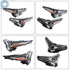 LED Headlights for Toyota Prius (2019-2022) Black Housing Left+Right