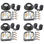4X Carburetor Kit Diaphragm Float Gasket for Yamaha XJ550 Maxim (1981–1983)