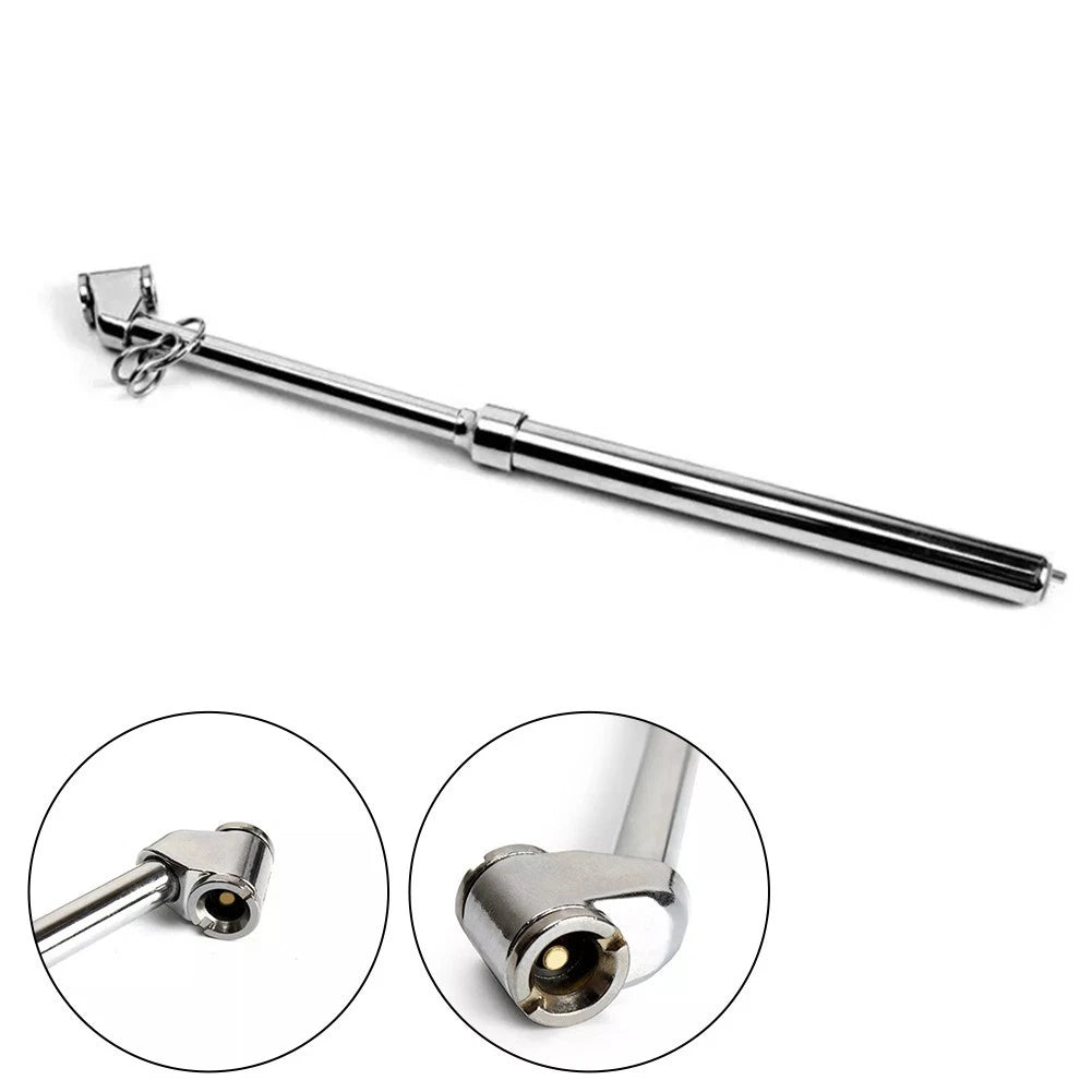 Heavy Duty Tire Air Pressure Gauge Dual Head for Car Truck Motorcycle (10-160 PSI)