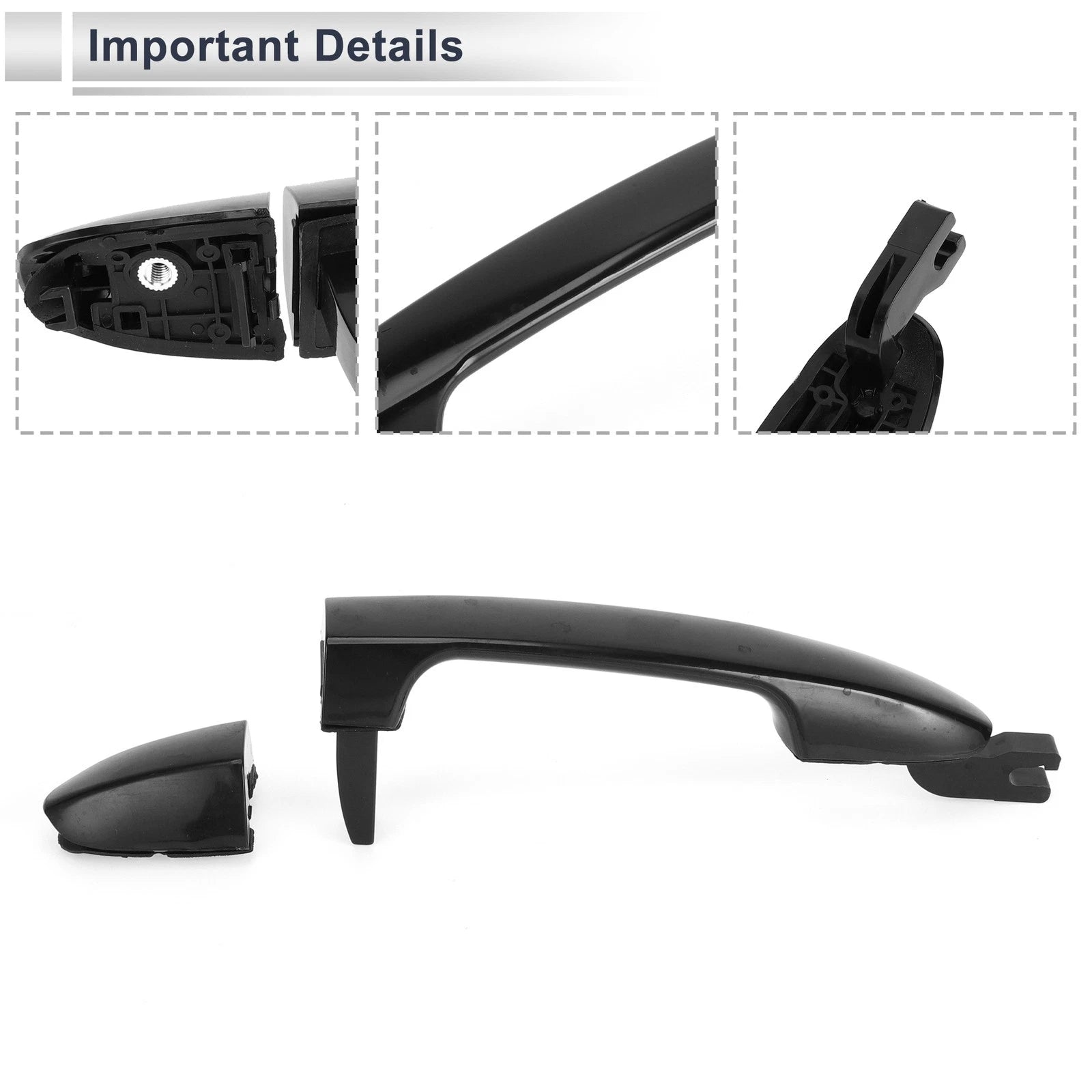 Rear Right Door Handle for Kia Spectra Cerato (2005–2015) No. 836602F000