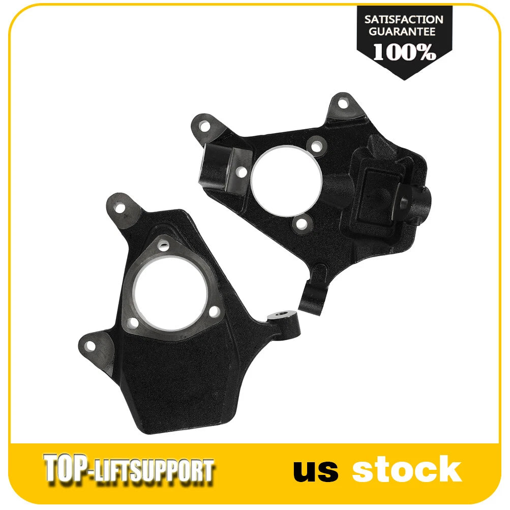 2X 2" Drop Lowering Spindles for Chevy Silverado GMC Sierra 1500 2WD