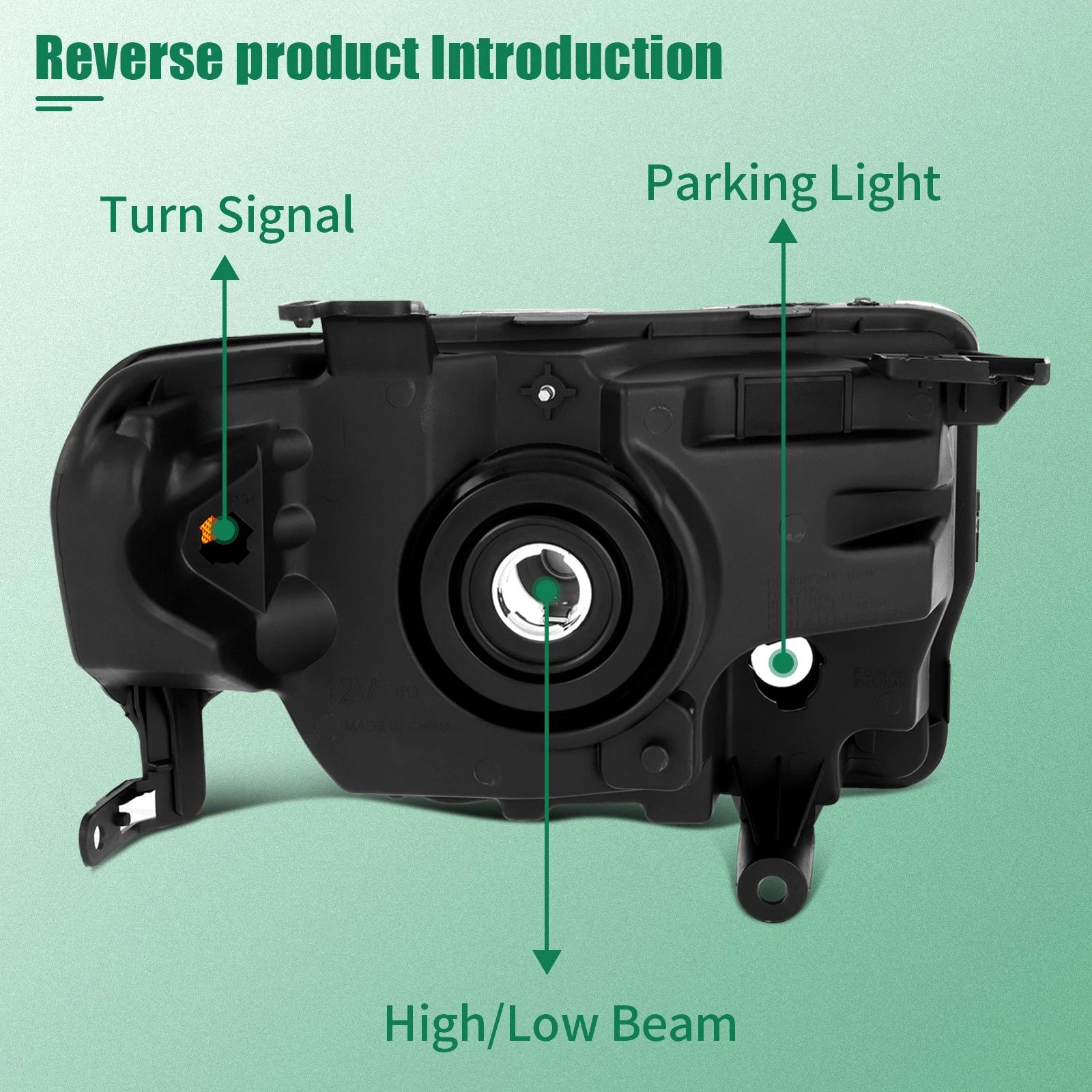 Headlight Assembly Pair for Ford Escape (2008-2012)