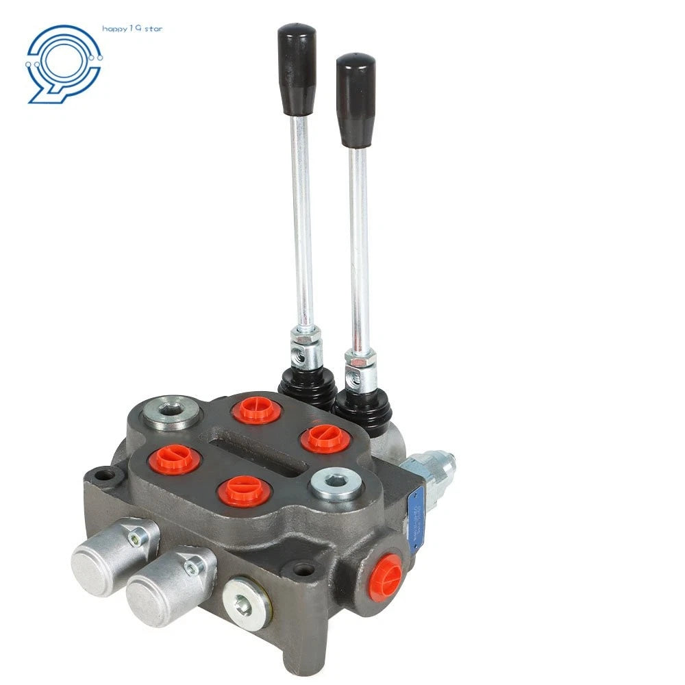2X Hydraulic Directional Control Valve 25GPM 3000 PSI for