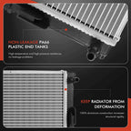 Aluminum Radiator for BMW 335i 435i (2012-2016)