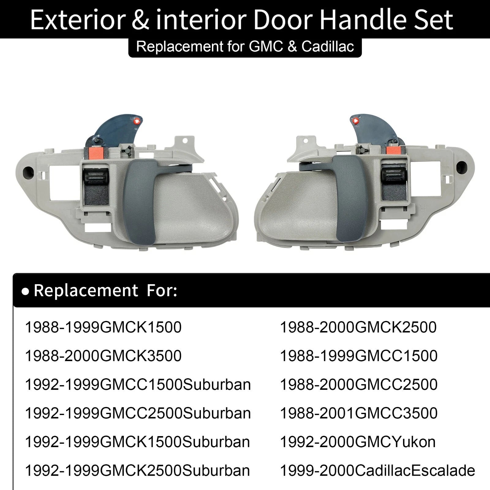 Door Handles for GMC C/K 1500 2500 3500 Suburban (1988-2000)
