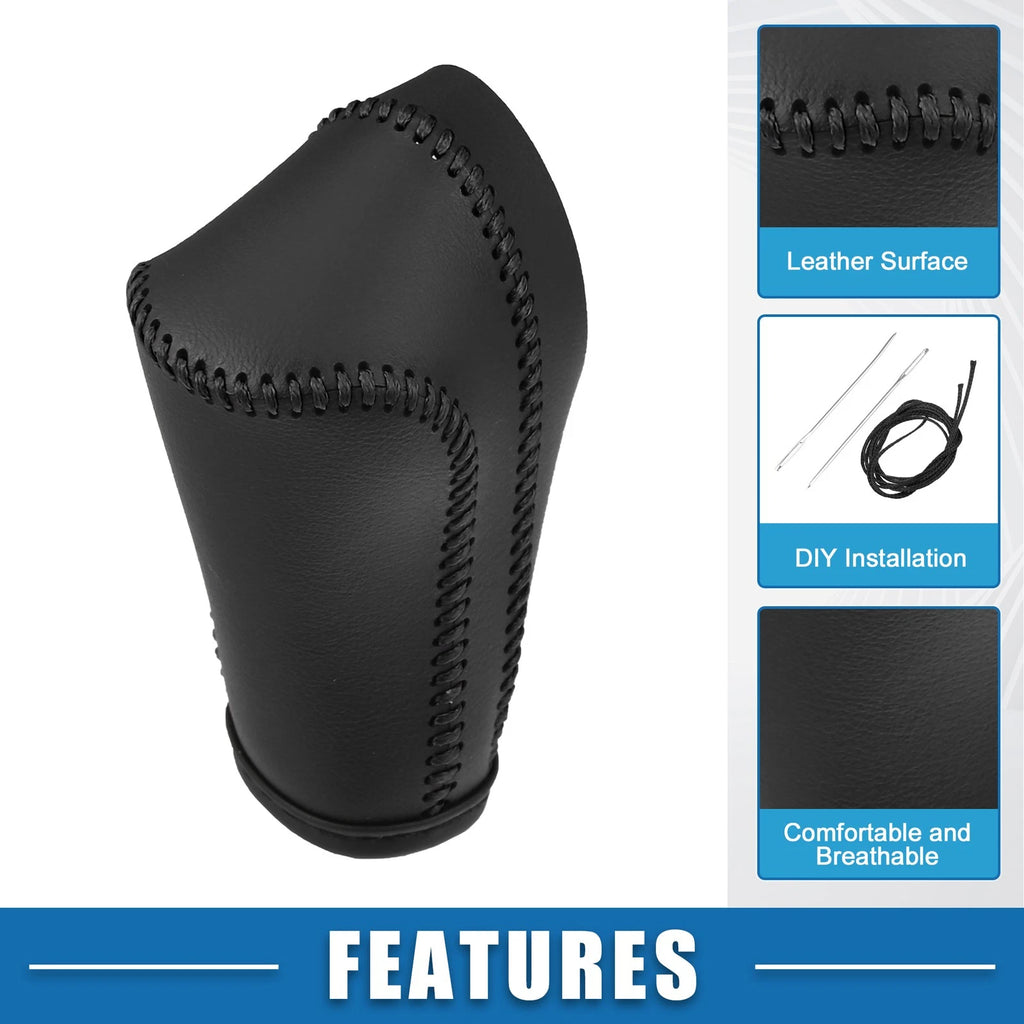 Gear Shift Lever Cover for Honda CR-V (2007–2011) - Black Stitches