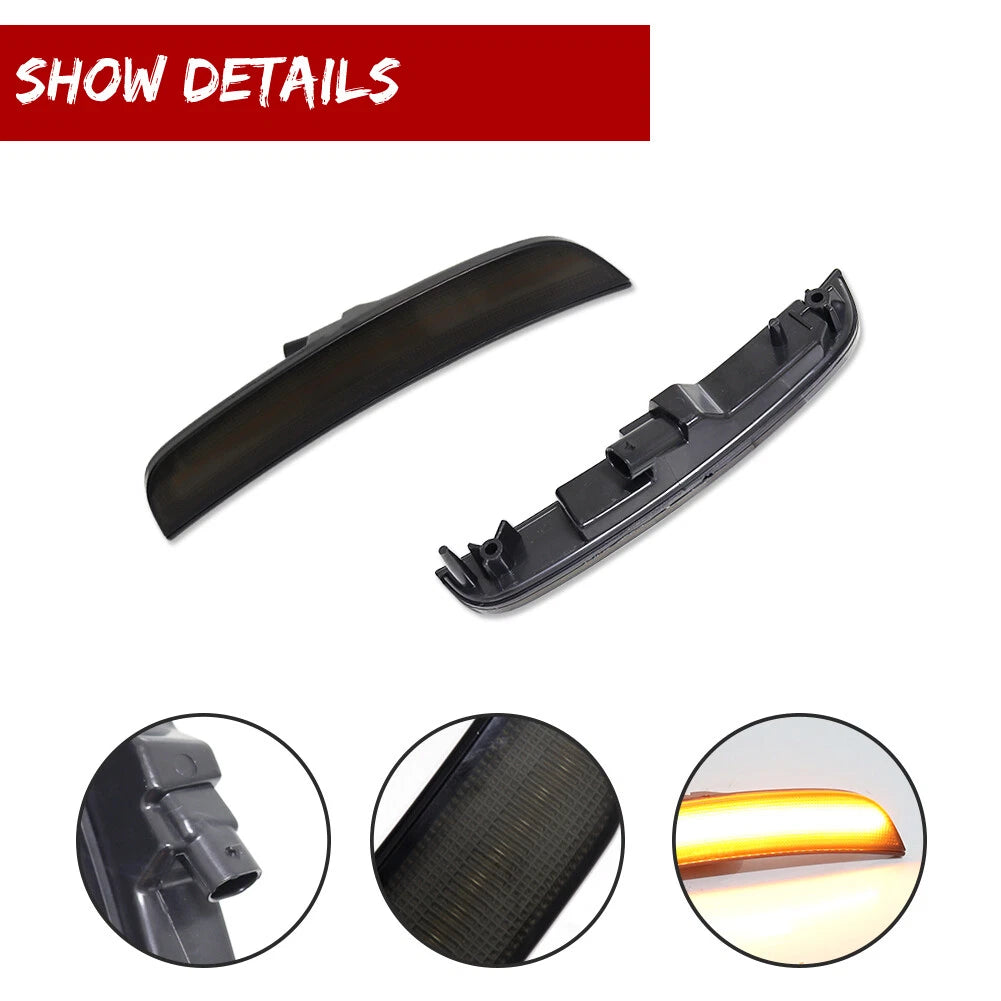 Amber LED Side Marker Light Lamps for Chrysler 300 (2015–2023)