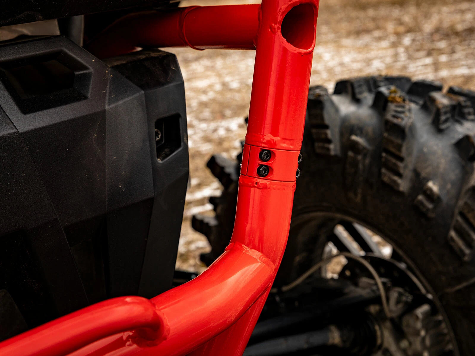 Rear Bumper for RZR XP Turbo S (2018–2021) - Red