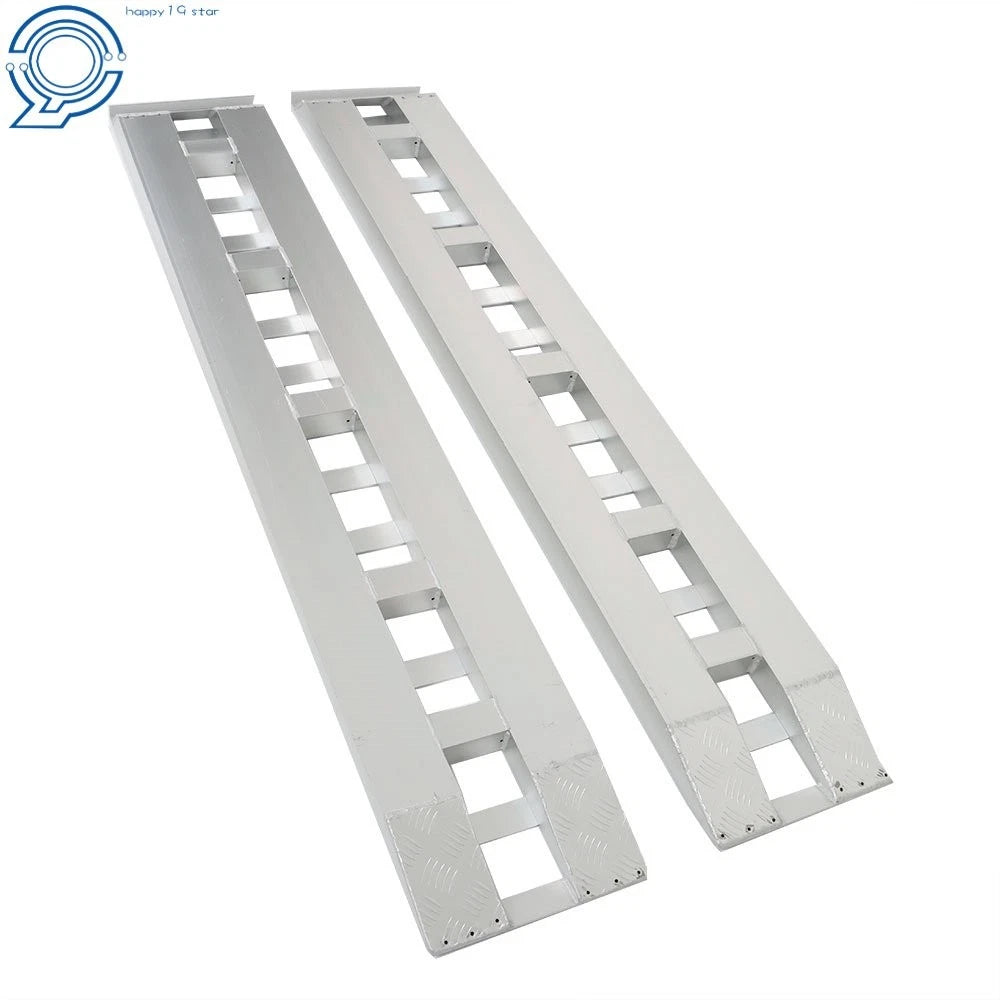 Set of 2 Aluminum Car Truck Ramps for Auto Hauler (84" x 14")