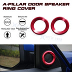 A-Pillar Door Speaker Ring Cover for Honda Civic 2016-2021 (Red)