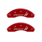 Caliper Covers Replacement Red Stripes for 2013–2016 Dodge Dart