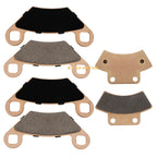 Sintered Front & Rear Brake Pads for Polaris Trail Blazer 250, Trail Boss 250, 350L