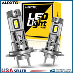 H7 LED Headlight Kit for Various Vehicles (22000LM, 6500K)