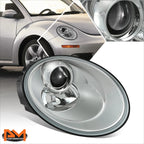 Passenger Side Chrome Projector Headlight Lamp for Volkswagen Beetle (2006–2011)
