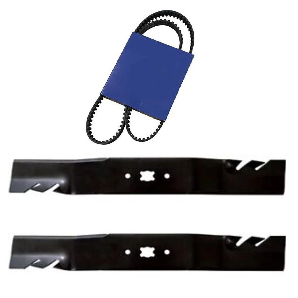Mulching Blade & Deck Belt Kit for Cub Cadet CC760ES CC76 (Fits 754-04136 942-04154)