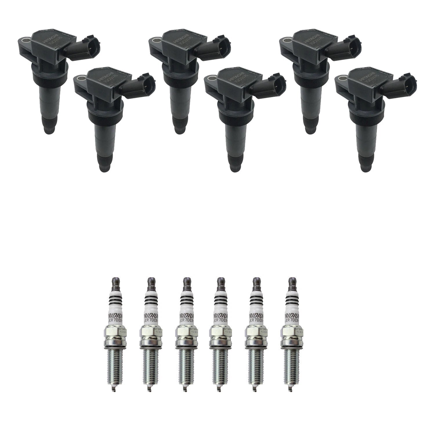 Set of 6 Ignition Coils & NGK Iridium Spark Plugs for K900 (2015–2016)