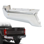 Chrome Rear Bumper Face Bar for Ford F250 F350 (2017–2019) with Sensor Holes