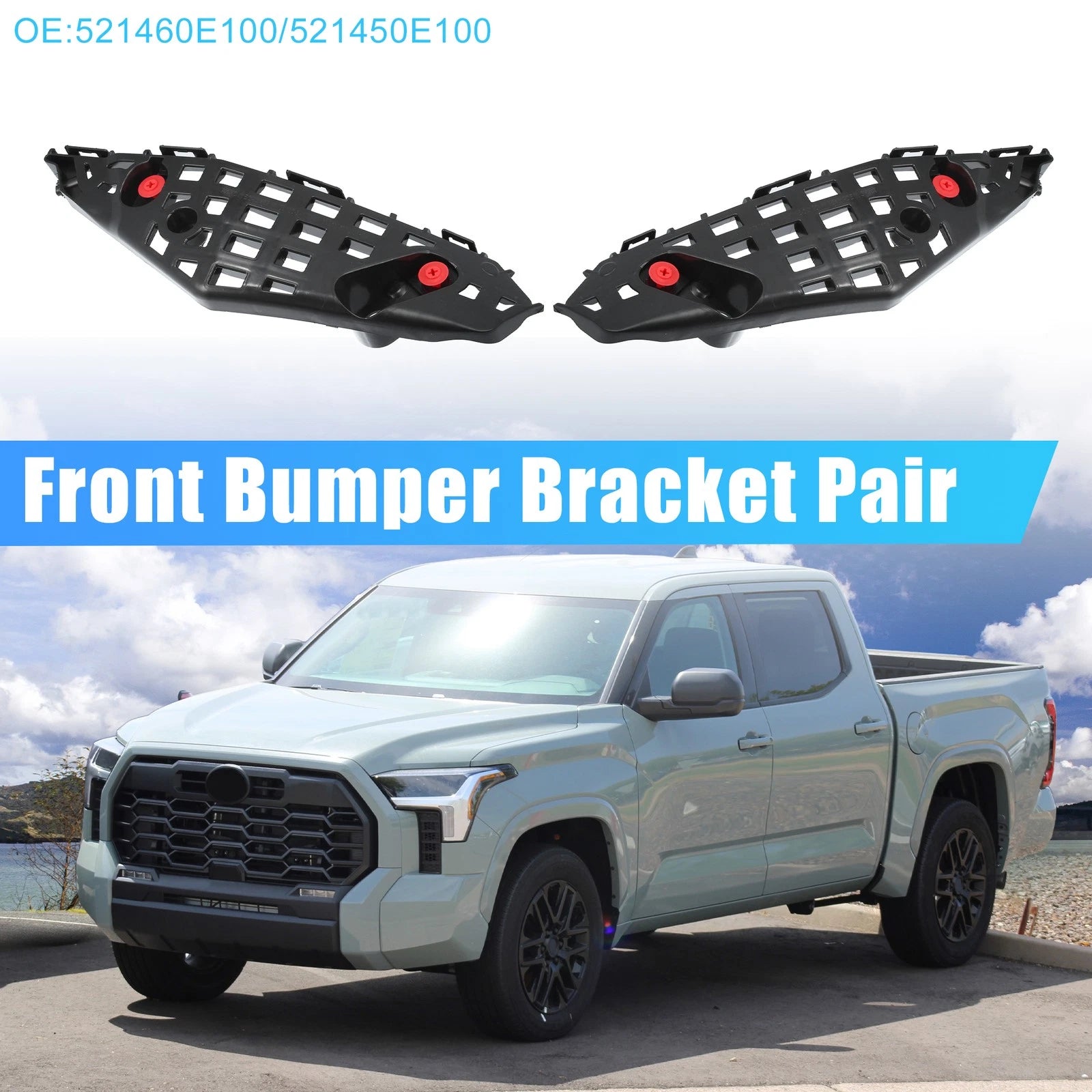 Bumper Bracket Retainer Spacer Mounting Support for Toyota 