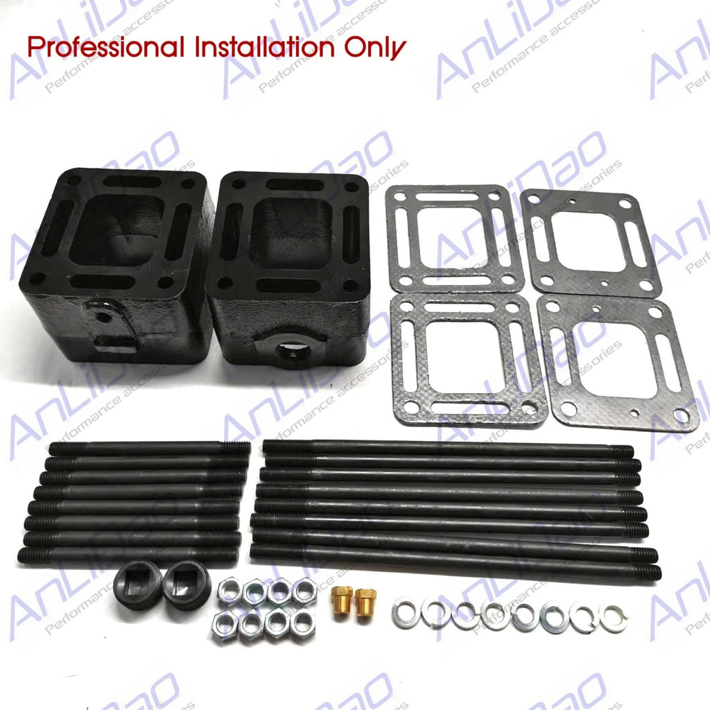 Exhaust Manifold Riser Spacer Kit for MerCruiser (MC2093320A3, 3320, 93320A13)